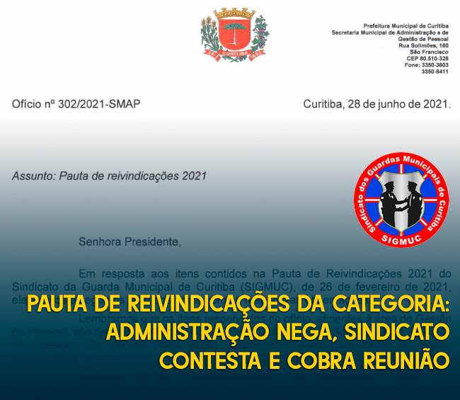 You are currently viewing PAUTA DE REIVINDICAÇÕES DA CATEGORIA: ADMINISTRAÇÃO NEGA, SINDICATO CONTESTA E COBRA REUNIÃO