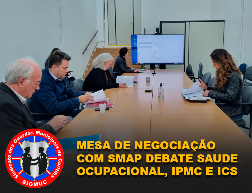 You are currently viewing MESA DE NEGOCIAÇÃO COM SMAP DEBATE SAUDE OCUPACIONAL, IPMC E ICS