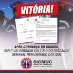 VITÓRIA: Após cobrança do SIGMUC, SMAP vai corrigir cálculo do Descanso Semanal Remunerado dos GMs