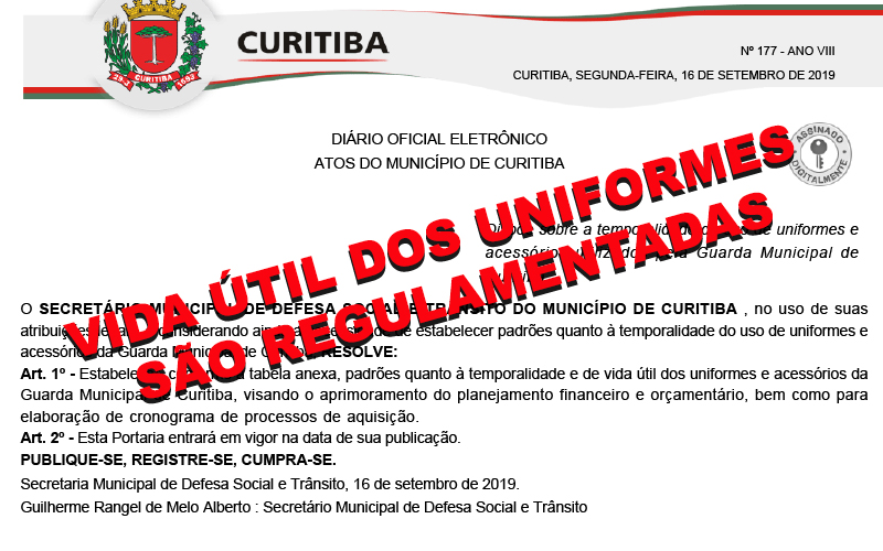 You are currently viewing VIDA ÚTIL DOS UNIFORMES SÃO REGULAMENTADAS.